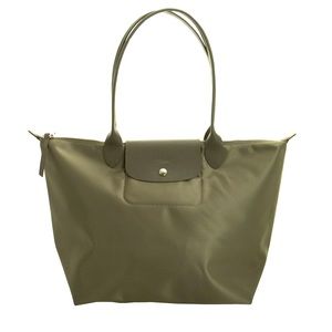 Longchamp Le Pilage Neo - Shoulder bag L in Green